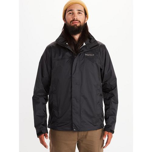 Marmot PreCip Eco Jackets - Mens Rain Jacket Black CA7624910 Canada